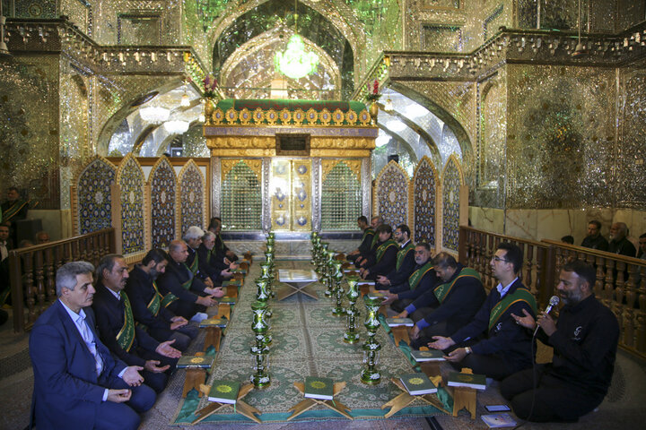 تصاویر| آیین غبارروبی مضجع شریف سیدعلاالدین حسین(ع) با حضور استاندار فارس