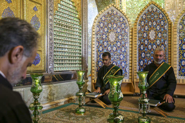 تصاویر| آیین غبارروبی مضجع شریف سیدعلاالدین حسین(ع) با حضور استاندار فارس