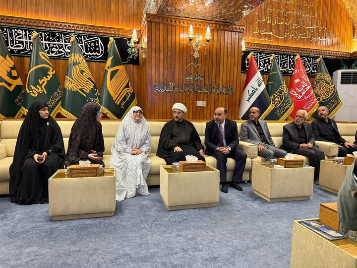 تقرير مصور/ وفد تركي يزور مرقد الإمامين الكاظمين في بغداد (ع)