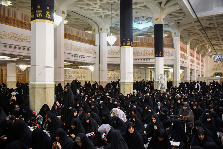 Photos: Imam Jawad mourning ceremony held at Hazrat Masoumeh holy shrine