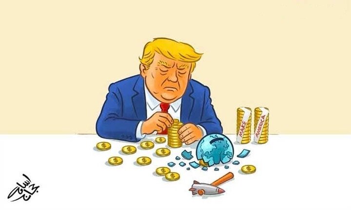 کاریکاتور | سیاست خارجی ترامپ