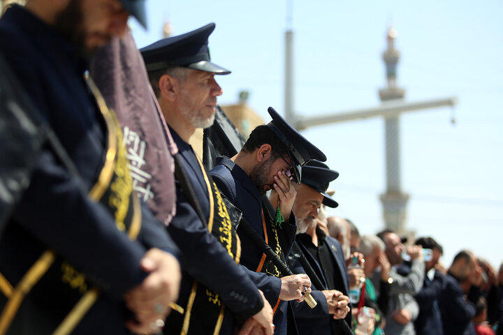 Photos: Mourning procession of servants of Hazrat Masoumeh shrine held on Imam Jawad martyrdom anniversary