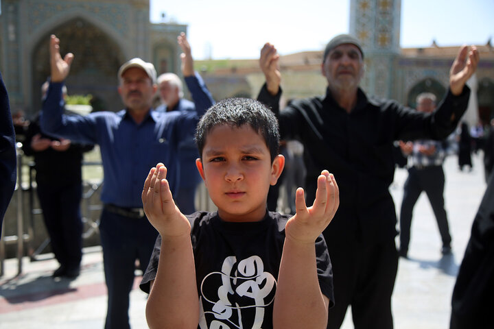 Photos: Mourning procession of servants of Hazrat Masoumeh shrine held on Imam Jawad martyrdom anniversary