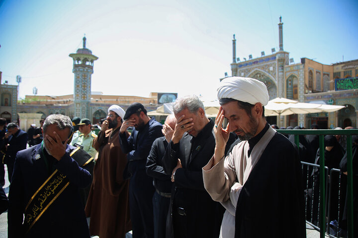 Photos: Mourning procession of servants of Hazrat Masoumeh shrine held on Imam Jawad martyrdom anniversary