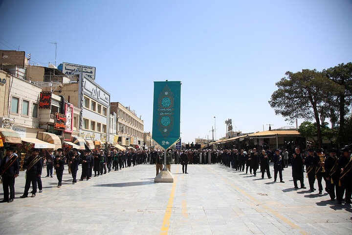 Photos: Mourning procession of servants of Hazrat Masoumeh shrine held on Imam Jawad martyrdom anniversary