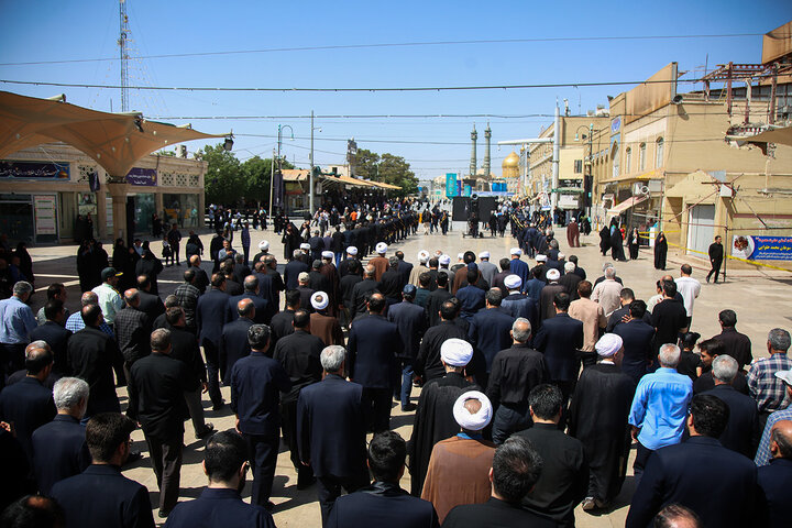 Photos: Mourning procession of servants of Hazrat Masoumeh shrine held on Imam Jawad martyrdom anniversary