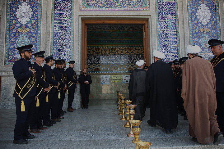 Photos: Mourning procession of servants of Hazrat Masoumeh shrine held on Imam Jawad martyrdom anniversary