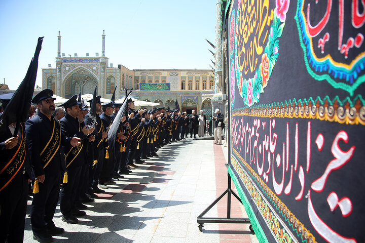 Photos: Mourning procession of servants of Hazrat Masoumeh shrine held on Imam Jawad martyrdom anniversary