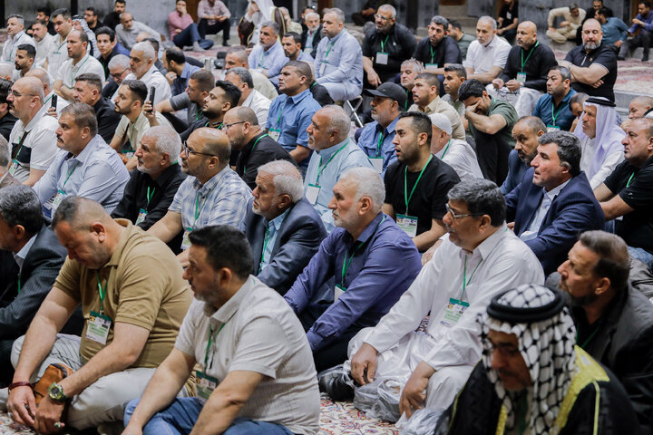 تشرف موکب داران سامرا به حرم مطهر رضوی