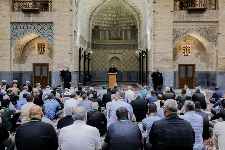 تشرف موکب داران سامرا به حرم مطهر رضوی