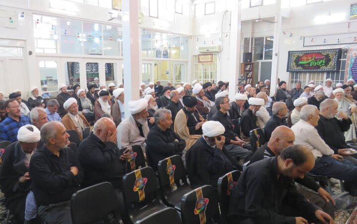 آئین سوگواری شهادت امام جواد(ع) در دفتر آیت ‌الله فاضل لنکرانی برگزار شد