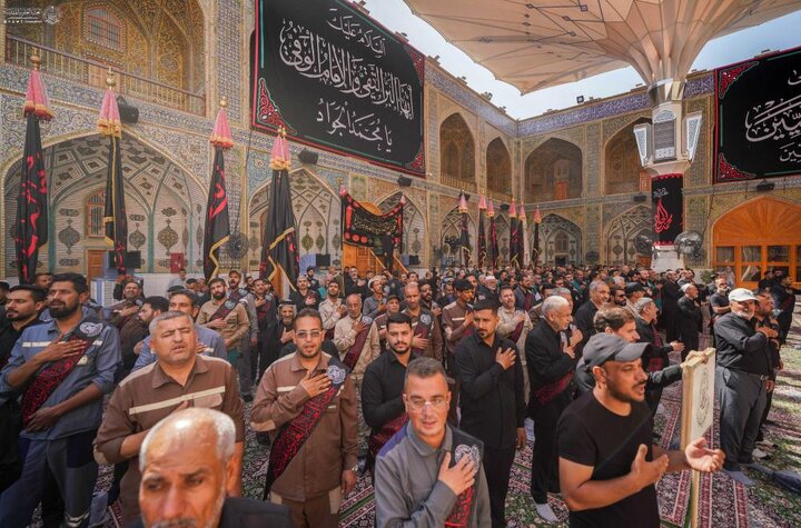 إحياء ذكرى استشهاد الإمام الجواد (عليه السلام) في الصحن العلويّ المطهّر