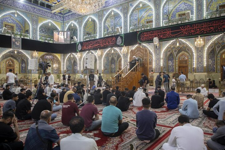 إقامة مجلس عزاء بمناسبة شهادة الإمام الجواد (ع) في العتبة العباسية المقدسة