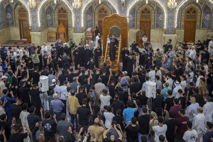 إقامة مجلس عزاء بمناسبة شهادة الإمام الجواد (ع) في العتبة العباسية المقدسة