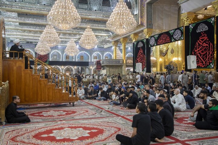 إقامة مجلس عزاء بمناسبة شهادة الإمام الجواد (ع) في العتبة العباسية المقدسة