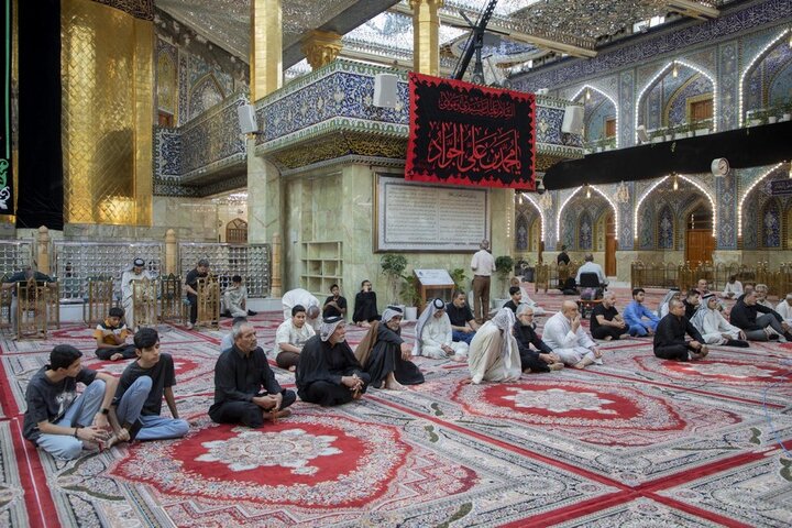 إقامة مجلس عزاء بمناسبة شهادة الإمام الجواد (ع) في العتبة العباسية المقدسة