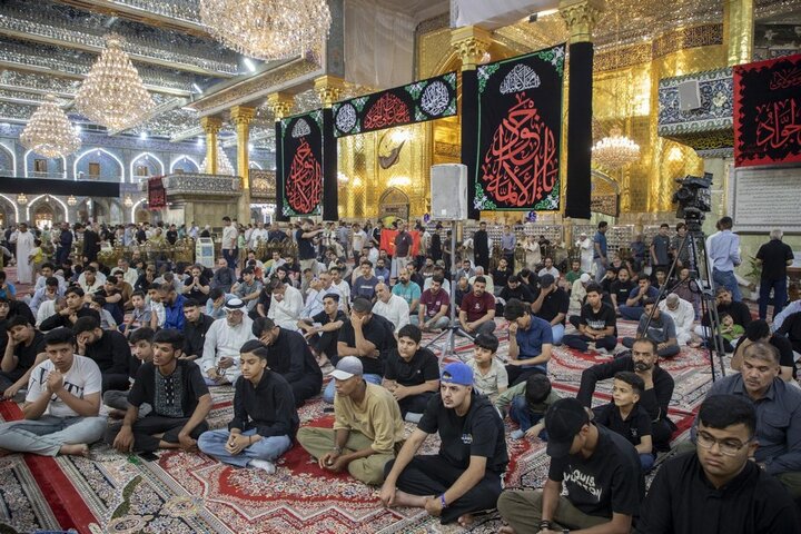 إقامة مجلس عزاء بمناسبة شهادة الإمام الجواد (ع) في العتبة العباسية المقدسة