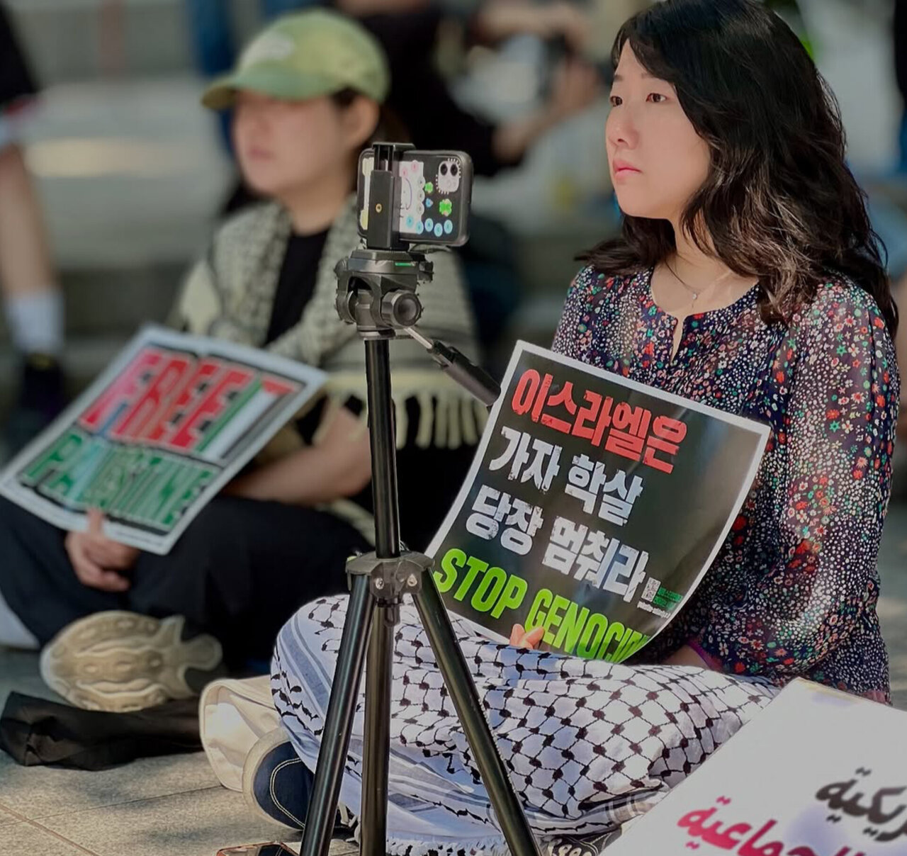 비디오 | 열린 집회와 행진에 다양한 국적의 많은 참가자들이 모여 "(이스라엘의) 가자점령 반대한다"를 외쳤습니다