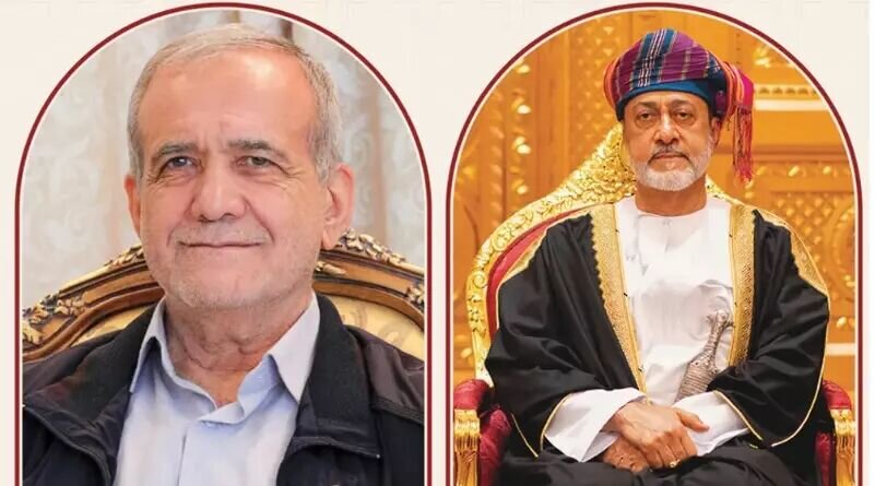 Iran President Pezeshkian travels to Oman, calls for stronger ties with neighbors