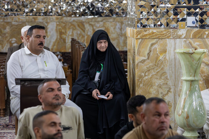 Photos: Samarra Mawkib managers meet with custodian of Imam Reza holy shrine