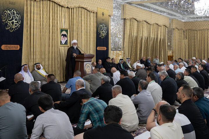 Photos: Samarra Mawkib managers meet with custodian of Imam Reza holy shrine