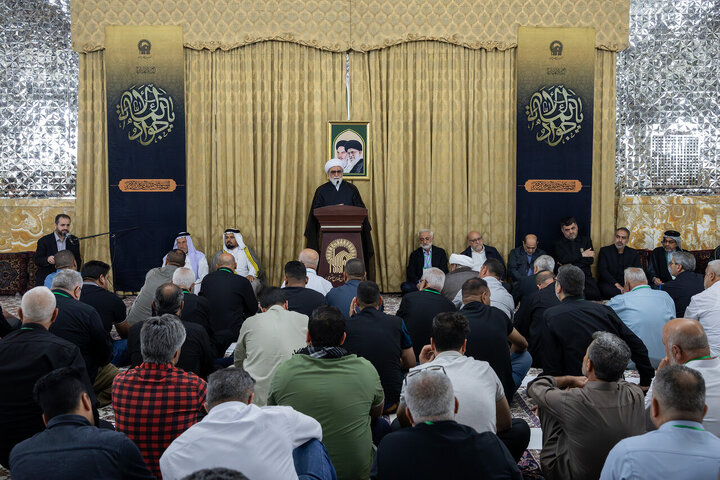 Photos: Samarra Mawkib managers meet with custodian of Imam Reza holy shrine