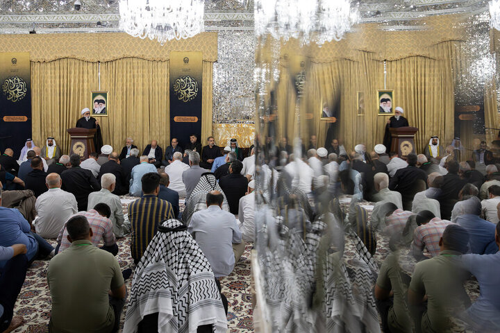 Photos: Samarra Mawkib managers meet with custodian of Imam Reza holy shrine