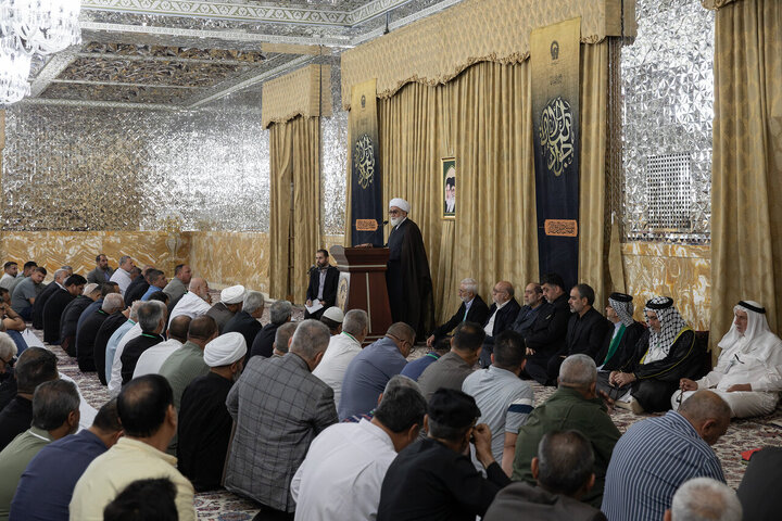 Photos: Samarra Mawkib managers meet with custodian of Imam Reza holy shrine