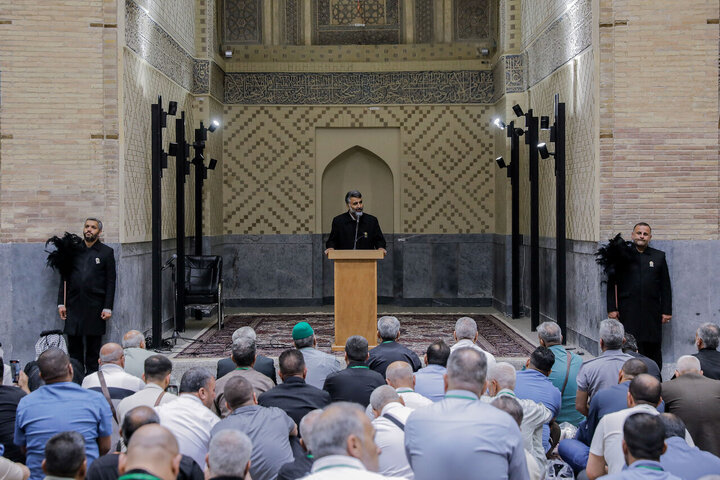 Photos: Mawkib servants of Samarra visits Imam Reza holy shrine