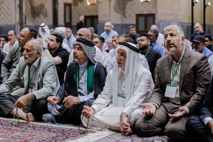 Photos: Mawkib servants of Samarra visits Imam Reza holy shrine