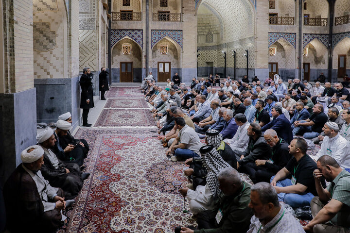 Photos: Mawkib servants of Samarra visits Imam Reza holy shrine