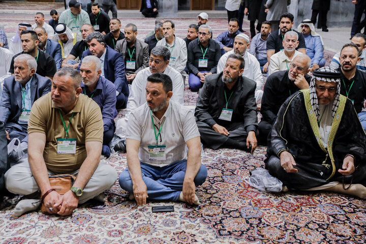 Photos: Mawkib servants of Samarra visits Imam Reza holy shrine