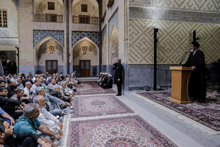 Photos: Mawkib servants of Samarra visits Imam Reza holy shrine