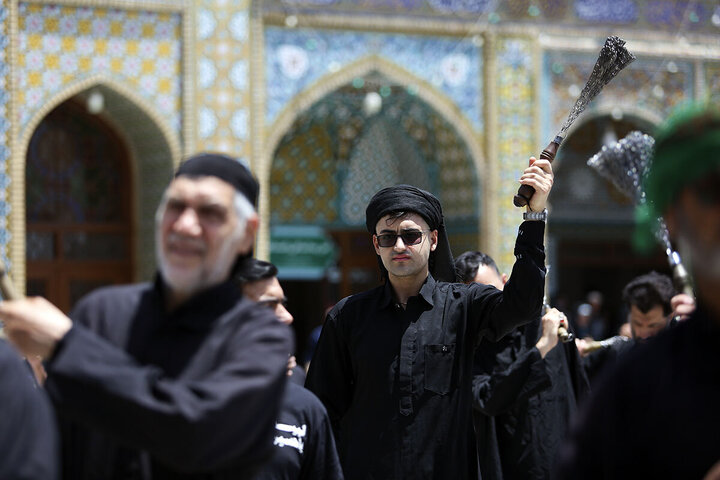 Photos: Mourning processions for Imam Jawad martyrdom anniversary held at Hazrat Masoumeh shrine