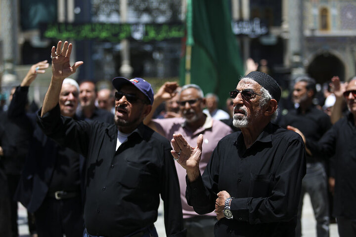 Photos: Mourning processions for Imam Jawad martyrdom anniversary held at Hazrat Masoumeh shrine