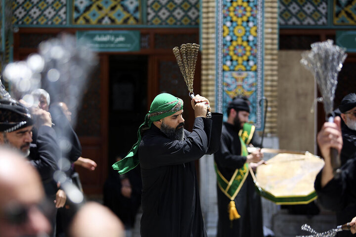 Photos: Mourning processions for Imam Jawad martyrdom anniversary held at Hazrat Masoumeh shrine