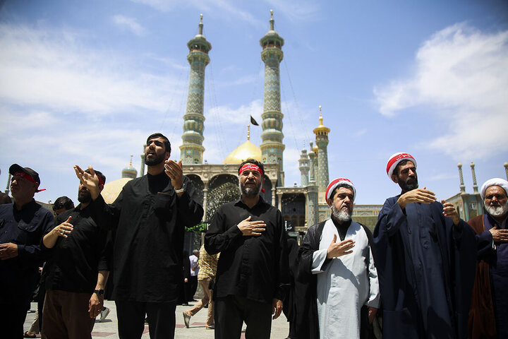 Photos: Mourning processions for Imam Jawad martyrdom anniversary held at Hazrat Masoumeh shrine