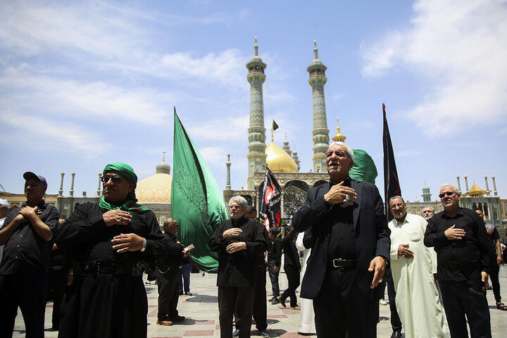 Photos: Mourning processions for Imam Jawad martyrdom anniversary held at Hazrat Masoumeh shrine