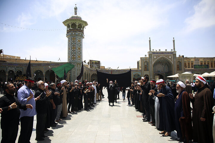 Photos: Mourning processions for Imam Jawad martyrdom anniversary held at Hazrat Masoumeh shrine