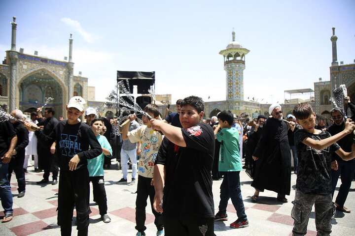 Photos: Mourning processions for Imam Jawad martyrdom anniversary held at Hazrat Masoumeh shrine