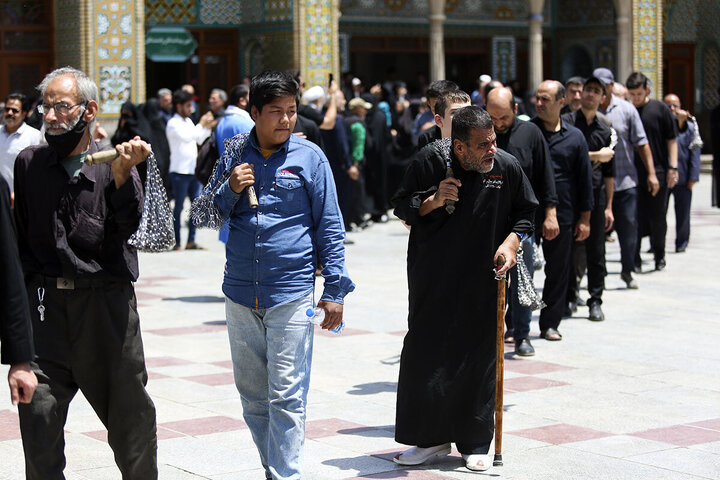 Photos: Mourning processions for Imam Jawad martyrdom anniversary held at Hazrat Masoumeh shrine