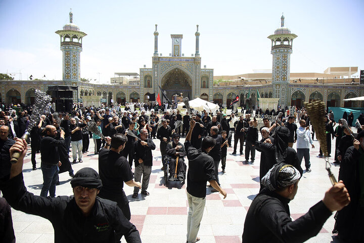 Photos: Mourning processions for Imam Jawad martyrdom anniversary held at Hazrat Masoumeh shrine