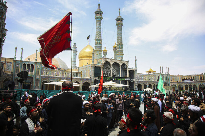 Photos: Mourning processions for Imam Jawad martyrdom anniversary held at Hazrat Masoumeh shrine