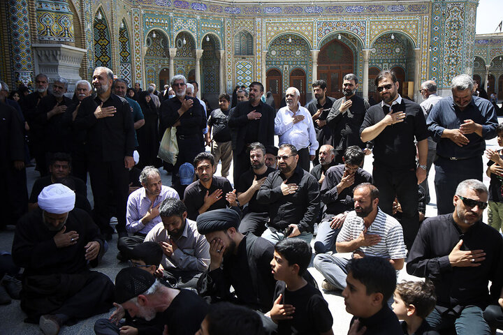 Photos: Mourning processions for Imam Jawad martyrdom anniversary held at Hazrat Masoumeh shrine