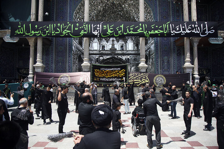 Photos: Mourning processions for Imam Jawad martyrdom anniversary held at Hazrat Masoumeh shrine