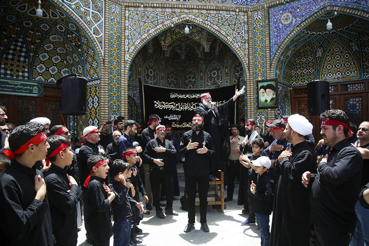 Photos: Mourning processions for Imam Jawad martyrdom anniversary held at Hazrat Masoumeh shrine