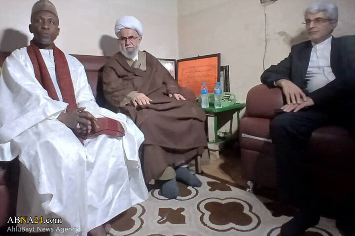 آیت اللہ رمضانی کی سلسلۂ تیجانیہ کے خلیفہ سے ملاقات