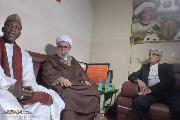 آیت اللہ رمضانی کی سلسلۂ تیجانیہ کے خلیفہ سے ملاقات