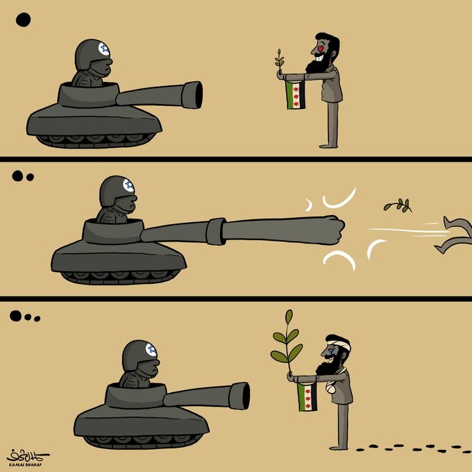 كاريكاتير / العلاقة بين نظام الشرع والكيان الاحتلال كاريكاتير / العلاقة بين نظام الشرع والكيان الاحتلال