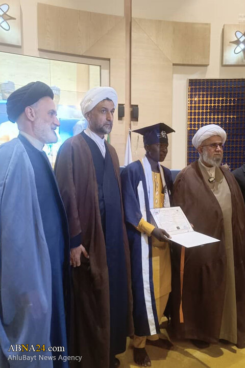 آيين فارغ‌التحصیلی دانشجویان جامعة المصطفي نیجر با حضور دبیرکل مجمع جهانی اهل‌بیت(ع)
